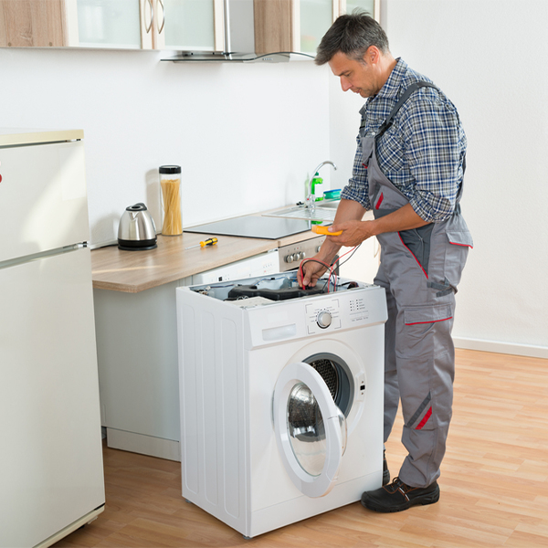 can you walk me through the steps of troubleshooting my washer issue in Greenwood